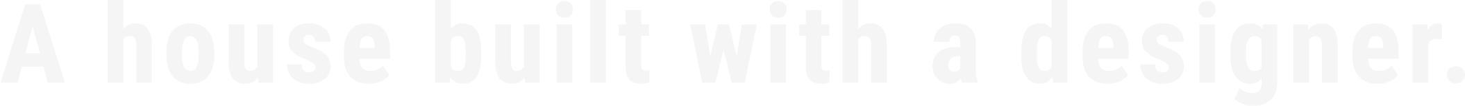 A house built with a designer.
