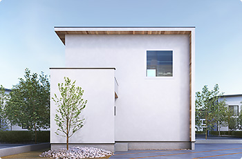 細部まで合理性を追求したシンプルかつ、高品質な家。