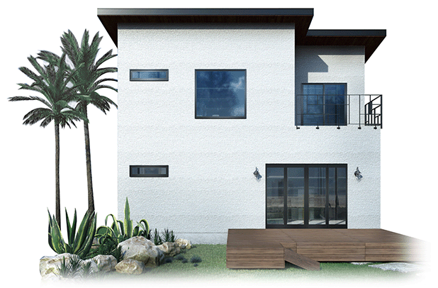 新時代の冷暖空調システム「Z空調」標準搭載。ハイグレードモデルのデザイン注文住宅。