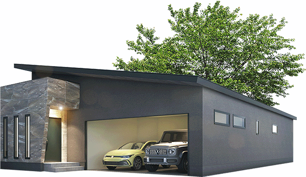 新時代の冷暖空調システム「Z空調」標準搭載。ハイグレード平屋モデルのデザイン注文住宅。