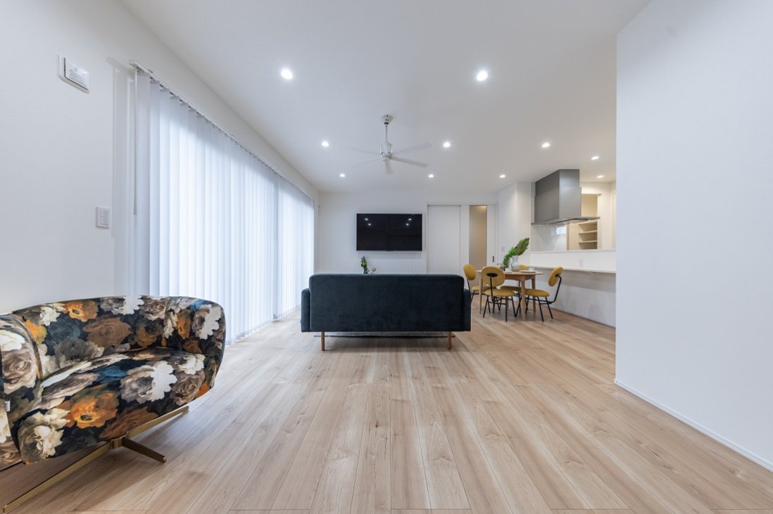 どこに居ても姿が見えコミュニケーションがとりやすい間取り