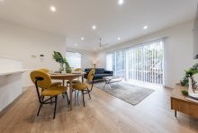 平屋ならではな約２４帖の広々と伸びやかな明るいLDK