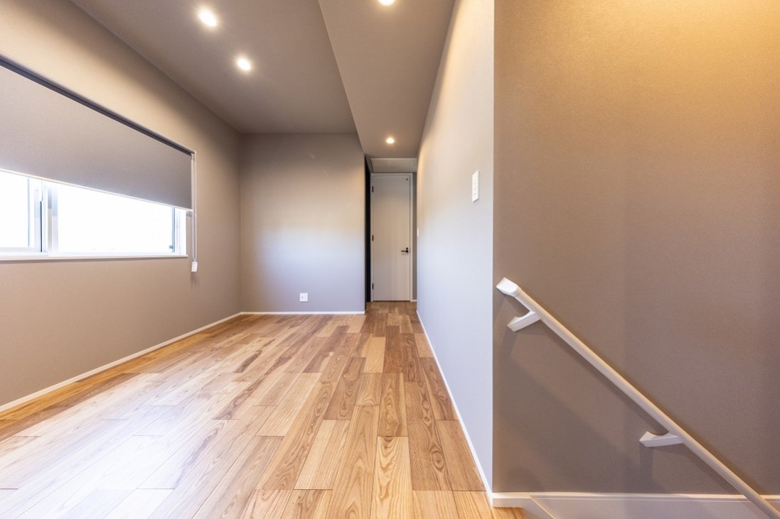 2階のセカンドリビングは、家族だけの寛ぎ時間が持てるプライベートな空間