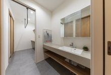 広々な洗面＆ランドリールームは、FCLも隣接で生活動線が◎