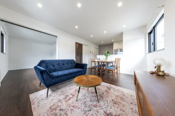 【暮らしの可変性を重視した2階リビング5LDK】