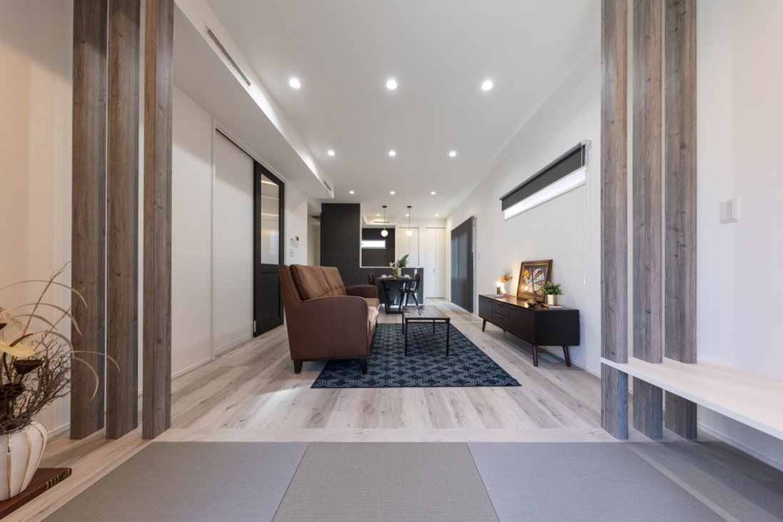 【欲しいスペースを詰め込んだ無駄のない家】