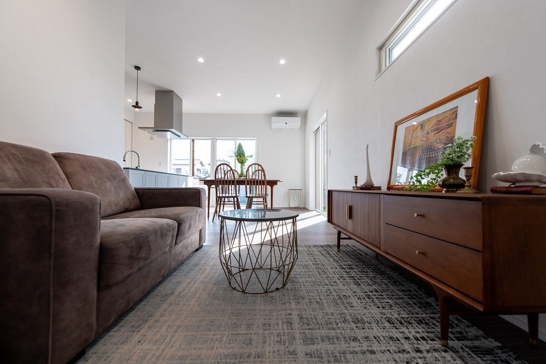 【アイランドキッチンと回遊性が高い家】