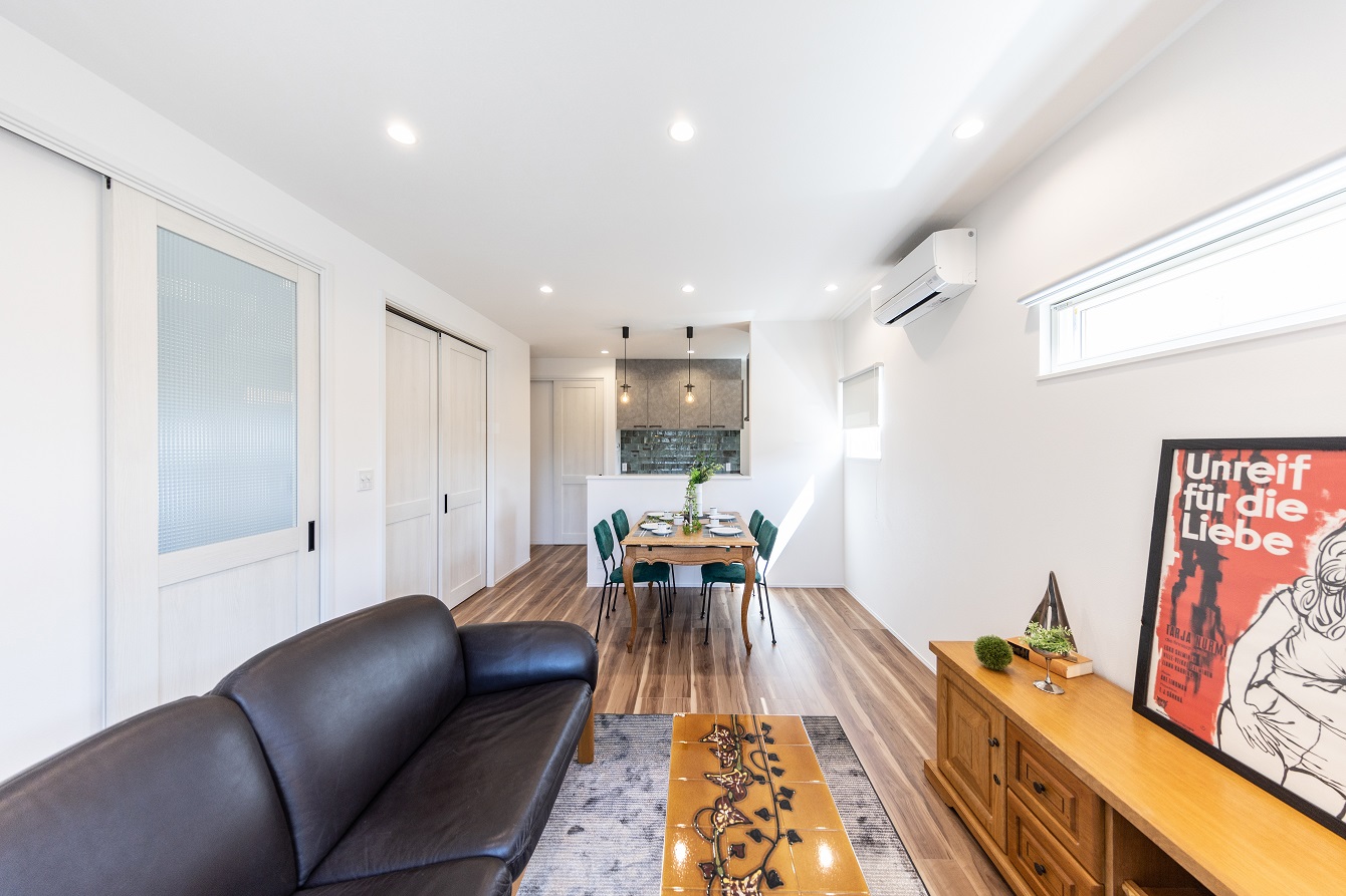 【シンプルな間取りの中に家族の笑顔があふれる家】